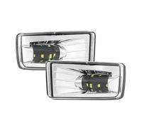 LORSKRD Faro antiniebla LED 1 par de luces antiniebla LED de 72W para GMC para conjunto de lámparas para Yukon 2015-2016(Cromo)