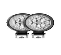 LORSKRD Faro antiniebla LED Barra Luz LED Coche MINI Trabajo Cuadrada Redonda 12-24V Automática Lámpara Antiniebla Superbrillante Todoterreno Foco Para ATV SUV 4x4(PC 1)