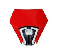 LORSKRD Faro De Motocicleta Led Faro LED Para GasGas Para EX250 300 Para ES350 500 700 Para EC125 200 250 400 450 515 2024 Motocross Dirt Bike Enduro(Red Headlamp)