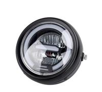 LORSKRD Faro De Motocicleta Led Faro LED Para Motocicleta De 65 Pulgadas Luz Principal Redonda Universal De 65"(Amarillo)