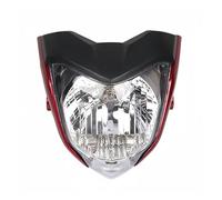 LORSKRD Faro De Motocicleta Led Para FZ16 Para YS150 Para FZER150 Para YS 150 Luces Delanteras Conjunto De Faros Delanteros Motocicleta(Rojo)