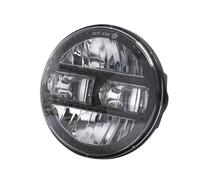LORSKRD Faro De Motocicleta Led Proyector De Faro Led Para Motocicleta Universal 575/7 Pulgadas Y 90W Para Turismo Softail Heritage Street Glide Road King(5.75 inch Black)