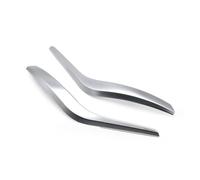 LORSKRD Interior Del Automóvil Puerta Derecha Izquierda Pulga Reemplazo De La Cubierta De La Cubierta Para X1 Para E84 2011 2012 2013 2014 2015 Tirador Delantero Trasero(Silver 2)