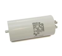 LORTECH Condensador Permanente 80 µF 450 V con Terminales - Fijación de Tornillos M8 - Ø55 x 120 mm