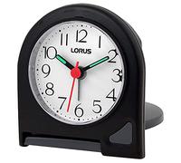 LORUS 10830 - Reloj Despertador Analógico Negro