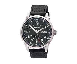 Lorus 32025166 - Reloj analógico automático para Hombre, Negro, Talla única, Correa