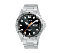 Lorus Reloj deportivo automático para hombre RL459BX9 42 mm esfera negra plateado