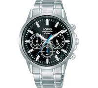 LORUS Reloj analógico de Cuarzo para Hombre con Correa de Acero Inoxidable RT371KX9, Plata