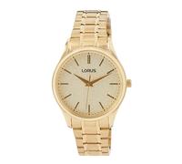 Lorus Reloj analógico de Cuarzo para Mujer con Correa de Metal RG220WX9, Dorado
