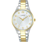 Lorus Reloj Analógico de Cuarzo para Mujer con Pulsera de Metal, Oro/Plata