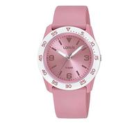 Lorus Reloj Analógico de Cuarzo para Niño con Correa de Silicona, Rosa