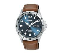 Lorus Reloj automático de Cuero Azul RL469BX9