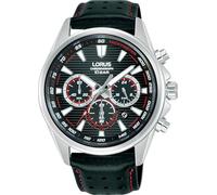 Lorus Reloj cronógrafo Acero Inoxidable Plata Correa de Cuero