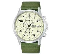 Lorus Reloj de estilo militar para hombre RM345JX9, verde, Militar