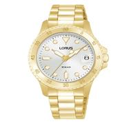Lorus Reloj Deportivo para Mujer, Acero Inoxidable, Color Dorado