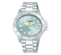 Lorus Reloj Deportivo para Mujer, Acero Inoxidable, Plata