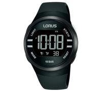 Lorus Reloj Digital de Cuarzo con Correa de Silicona, Negro, Fashion