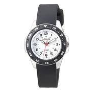 Lorus Reloj Infantil Analógico de Cuarzo con Correa de Silicona, Negro