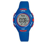 Lorus Reloj Infantil Digital de Cuarzo con Correa de Silicona, Azul