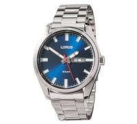Lorus RH349AX9 - Reloj analógico de Cuarzo para Hombre con Correa de Metal, Azul, Pulsera