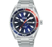 Lorus RH383AX9 Reloj de pulsera 43mm 10ATM Cuarzo Unisex Azul Plata