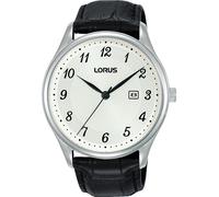 Lorus RH913PX9 - Reloj analógico de Cuarzo para Hombre con Correa de Piel, Plata, Correa