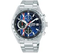 Lorus RM393JX9 Cronografo 43mm 10ATM Chronograph Cuarzo Unisex Azul Plata