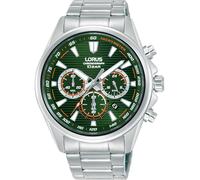 Lorus RT323LX9 Reloj de pulsera 43mm 10ATM Chronograph Cuarzo Unisex Verde Plata