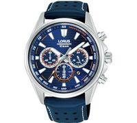 Lorus RT327LX9 Reloj de pulsera 43mm 10ATM Chronograph Cuarzo Unisex Azul Plata