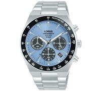 LORUS RZ525AX9 - Reloj cronógrafo para Hombre (Cuarzo, Caja de Acero Inoxidable), Plata, Pulsera