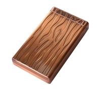Lorxilar Pitillera Vintage para Hombre Mujer, Caja De Cigarrillos De Metal, Caja De Cigarrillos Delgada para 20 CigarrillosRed Copper,One Size