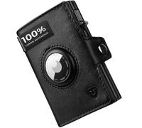 LORZOR® Cartera AirTag, Carteras para Hombre Piel con Monedero, Emergente Cartera Tarjetero, Billetera Hombre con Bloqueo RFID, AirTag Wallet para Tarjetas 8-10, Ranura de Efectivo, Regalo