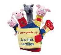 LOS 3 CERDITOS Y EL LOBO (LIBRO GUANTE CON TÍTERES DE DEDO) (LIBROS PARA BEBÉS)