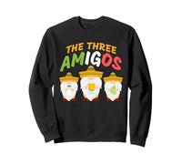 Los 3 Tres Gnomos Amigos, Tequila Sal Lima Cinco de Mayo Sudadera
