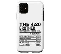 Los 420 hermano droga alma nutrición hecho divertido maleza hombres Carcasa para iPhone 11