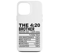 Los 420 hermano droga alma nutrición hecho divertido maleza hombres Carcasa para iPhone 13 Pro Max