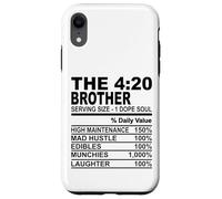Los 420 hermano droga alma nutrición hecho divertido maleza hombres Carcasa para iPhone XR