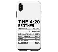Los 420 hermano droga alma nutrición hecho divertido maleza hombres Carcasa para iPhone XS Max