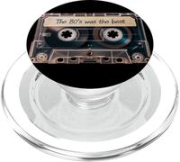 Los 80 fueron The Best Mix Tape Cassette Retro Nostalgia PopSockets PopGrip para MagSafe