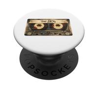 Los 80 - Música Retro de los 80, Throwback, Vintage Party, de los 80 PopSockets PopGrip Adhesivo