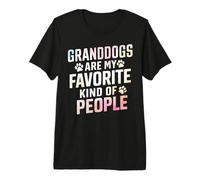 Los Abuelos Son mi Tipo Favorito de Personas Dog Grandpa Camiseta Premium
