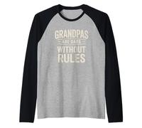 Los Abuelos Son papás sin Reglas Camiseta Manga Raglan