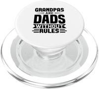 Los Abuelos Son papás sin Reglas - Funny Grandpa PopSockets PopGrip para MagSafe
