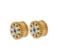 Los Accesorios Del Engranaje Extrusor Filamento Actualizan Toda La Impresora 3D De Unidad Acero Endurecido Metal(Golden,1PCS)