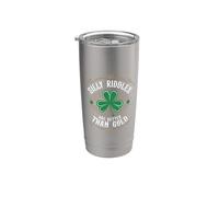 Los acertijos tontos del día de San Patricio son mejores que el oro Vaso térmico de acero inoxidable de doble pared