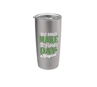 Los acertijos tontos hacen que el día de San Patricio sea mágico Vaso térmico de acero inoxidable de doble pared
