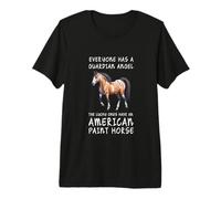 los afortunados Tienen un Caballo de Pintura Americano Camiseta Premium