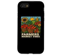 Los Agricultores producen el Mercado Vibes Diseño de Verduras Frescas Carcasa para iPhone SE (2020) / 7/8