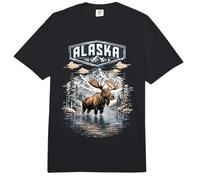 Los Alces, Alces y Ciervos de Alaska adoran el Parque Nacional de Alaska Comfort Colors Adult Heavyweight T-Shirt