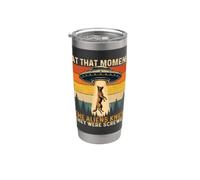 Los alienígenas sabían que estaban jodidos - Belga Malinois Vaso térmico de acero inoxidable de doble pared